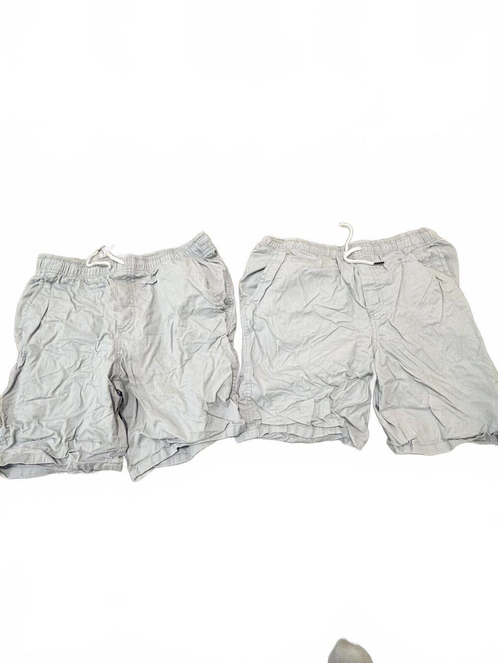 Cat & Jack Boys Pull on Gray Shorts XL Husky Bundle of 2
